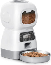 Automatizzatore di Cibo per Gatti - Sistema di Alimentazione Programmabile - Facile Manutenzione - Capacità 3,5L