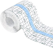 Banda trasparente impermeabile 10 cm x 10 m - Fissaggio con compressi adattabili di fasciatura con pellicola adesiva