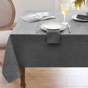 Telaio per tavolo lavabile per esterno rettangolare 350 x 150 cm impermeabile telo per tavolo con aspetto di lino telo per tavolo per sala da pranzo telo per tavolo per campeggio, giardino, matrimoni, compleanni
