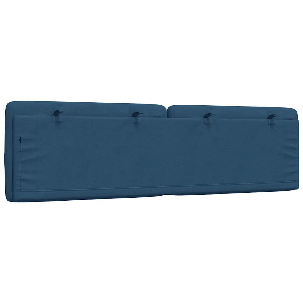 Cuscino Testiera-Cuscino per Testiera Blu 180 cm in Tessuto