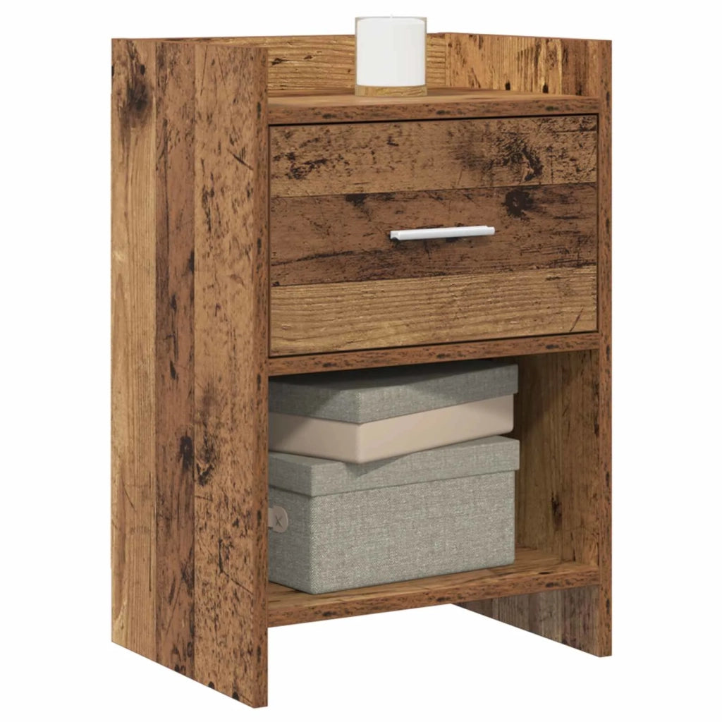 Comodini 2 pz Legno antico 40 x 30 x 60 cm Legno ingegnerizzato 8010992