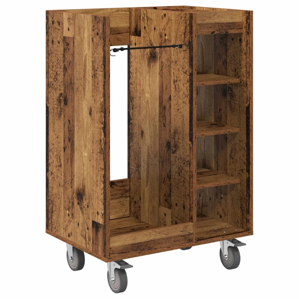 Armadio per Golf con ruota Legno vecchio 65 x 45 x 98 cm CFW1736570