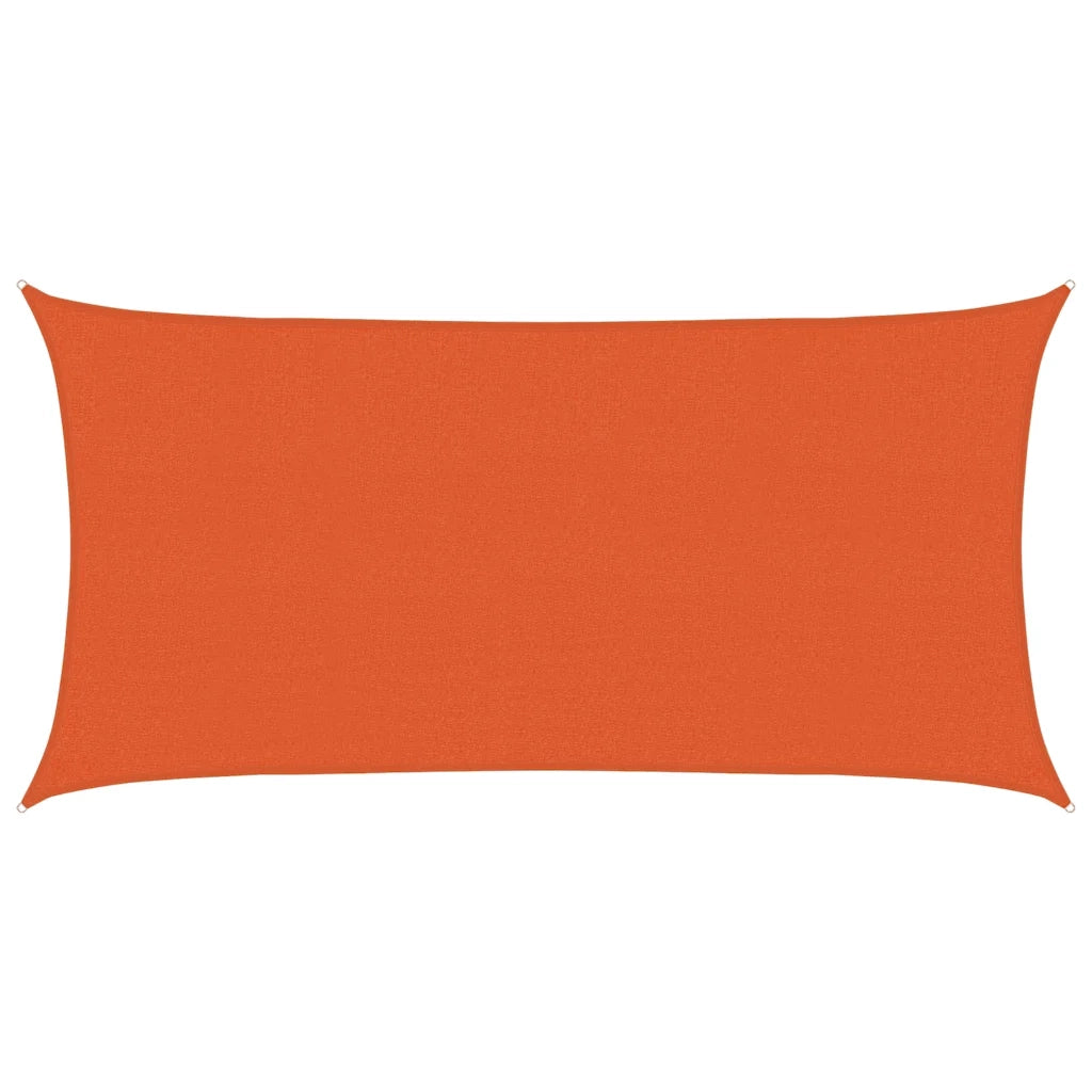 Vela Parasole | Telo Ombra | Vela da ombra 160 g/m2 Arancione 2,5x4,5 m in HDPE