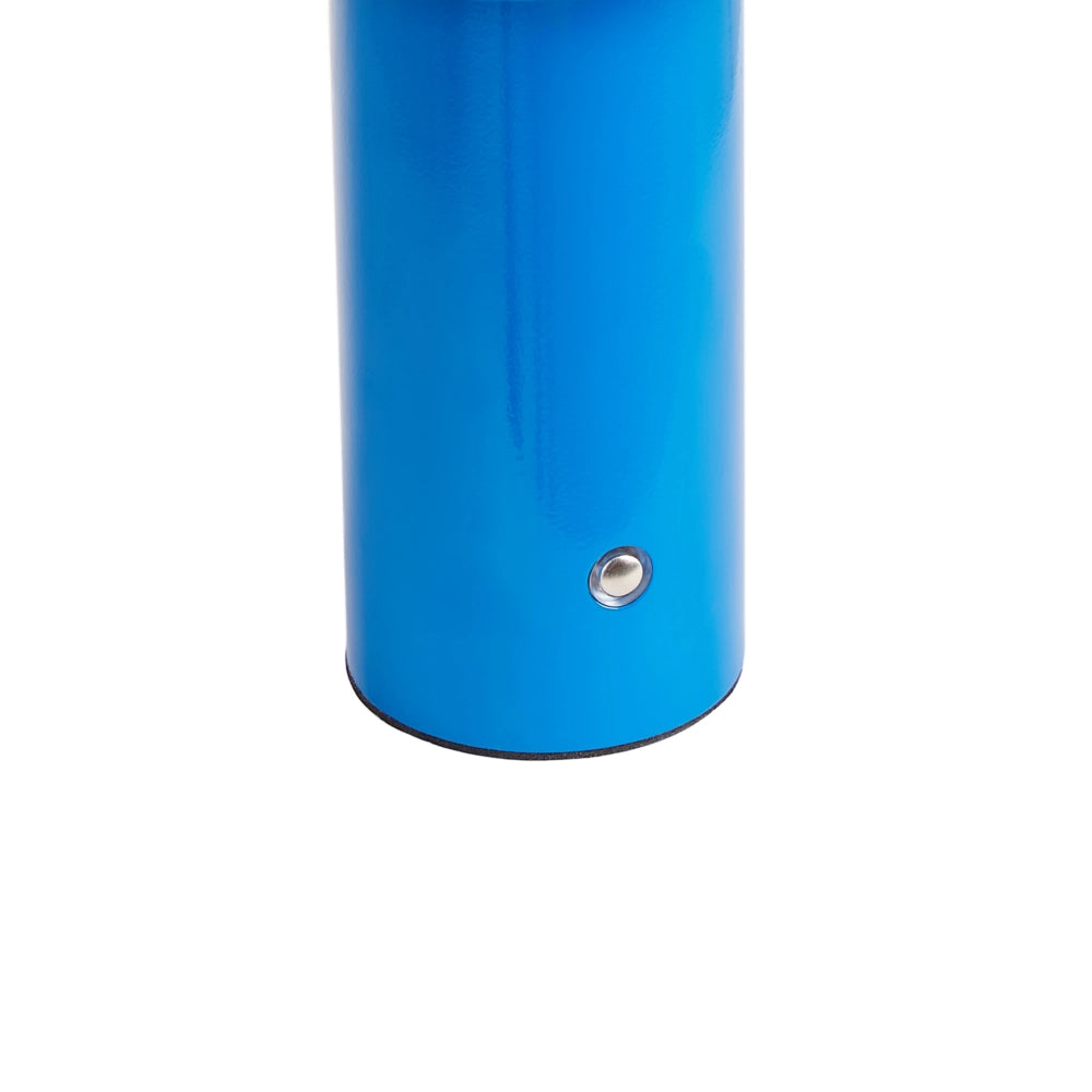 Lampada da tavolo senza fili in ferro blu per interni e per esterni
