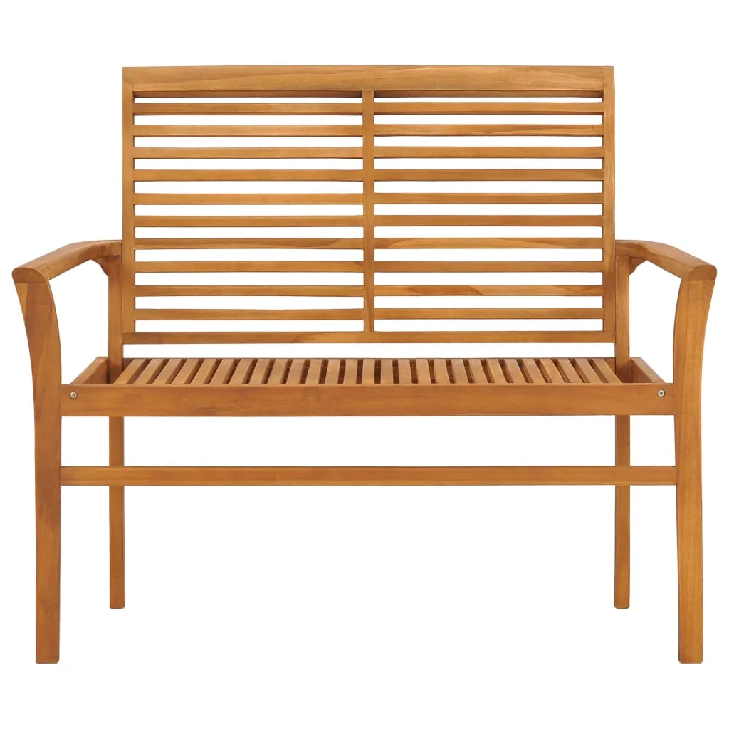 Panca da giardino mobili da esterno per patio mobili da terrazza e cuscino antracite 112 cm legno massello di teak 02_0011711