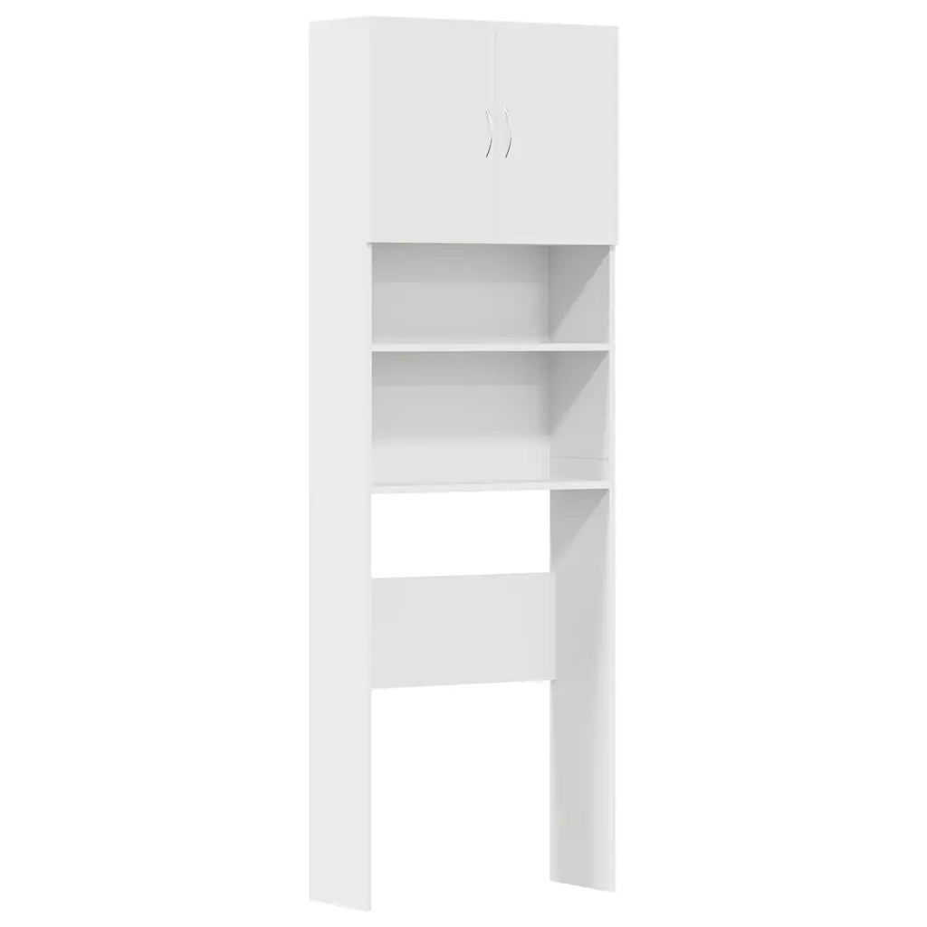 vidaXL Mobile Lavatrice Bianco 64x24x190 cm in Legno Multistrato