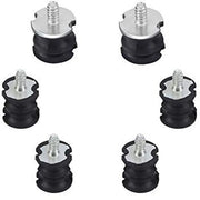 Elemento di assorbimento vibrazioni 6 pezzi - Vario - Ricambi - Adatto per 61/66/133/136/141/266/268/272XP - Sostenibile - Dimensioni 3x1,3x0,4cm - Elemento di assorbimento vibrazioni