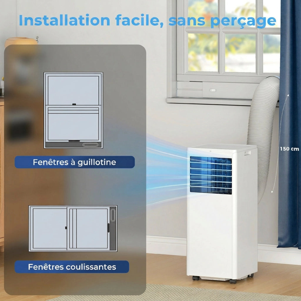 Climatizzatore portatile 7000 BTU ¨C zephmum ¨C Bianco