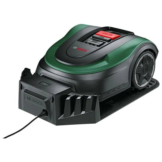 Bosch 06008B0303 Indego M+ 700 Robot Tagliaerba a Batteria 18V 700 m² LogiCut App Connect colore Nero Verde