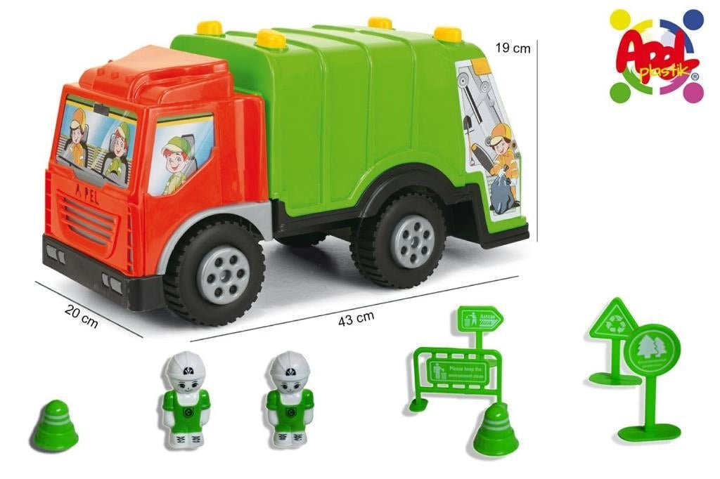 Camion Camioncino Rifiuti Giocattolo Pulito' + Accessori a p giochi