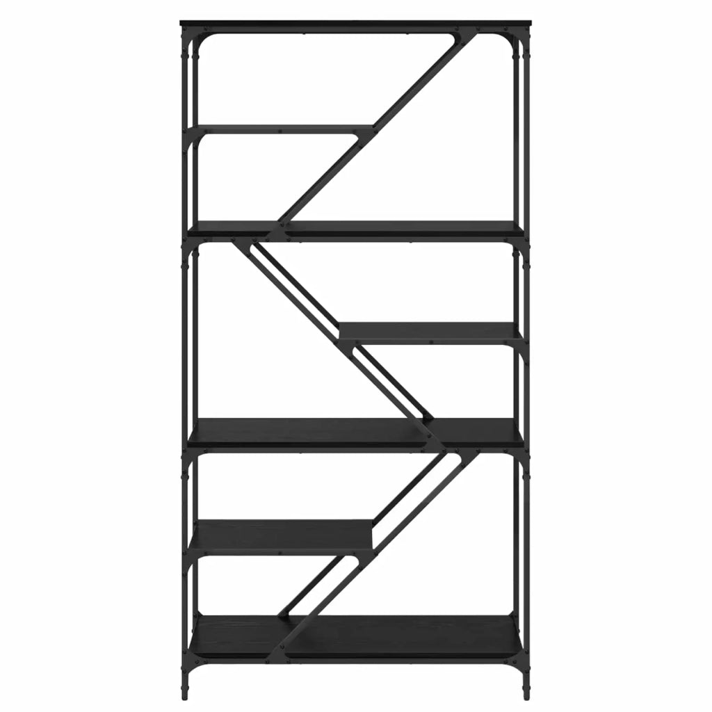 Libreria Rovere Nero 91 x 36 x 176 cm Legno multistrato 882780