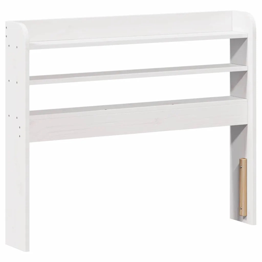 Giroletto con Testiera senza Materasso-Struttura Letto Bianco 90x200 cm 993698