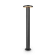 Lampione Per Esterno Moderno Metallo Grafite Led 12W Ip65