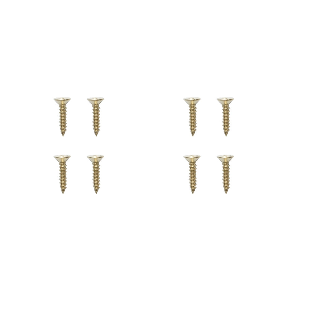 Set di 2 cerniere invisibili per mobili – 25 × 24 mm zincate con viti