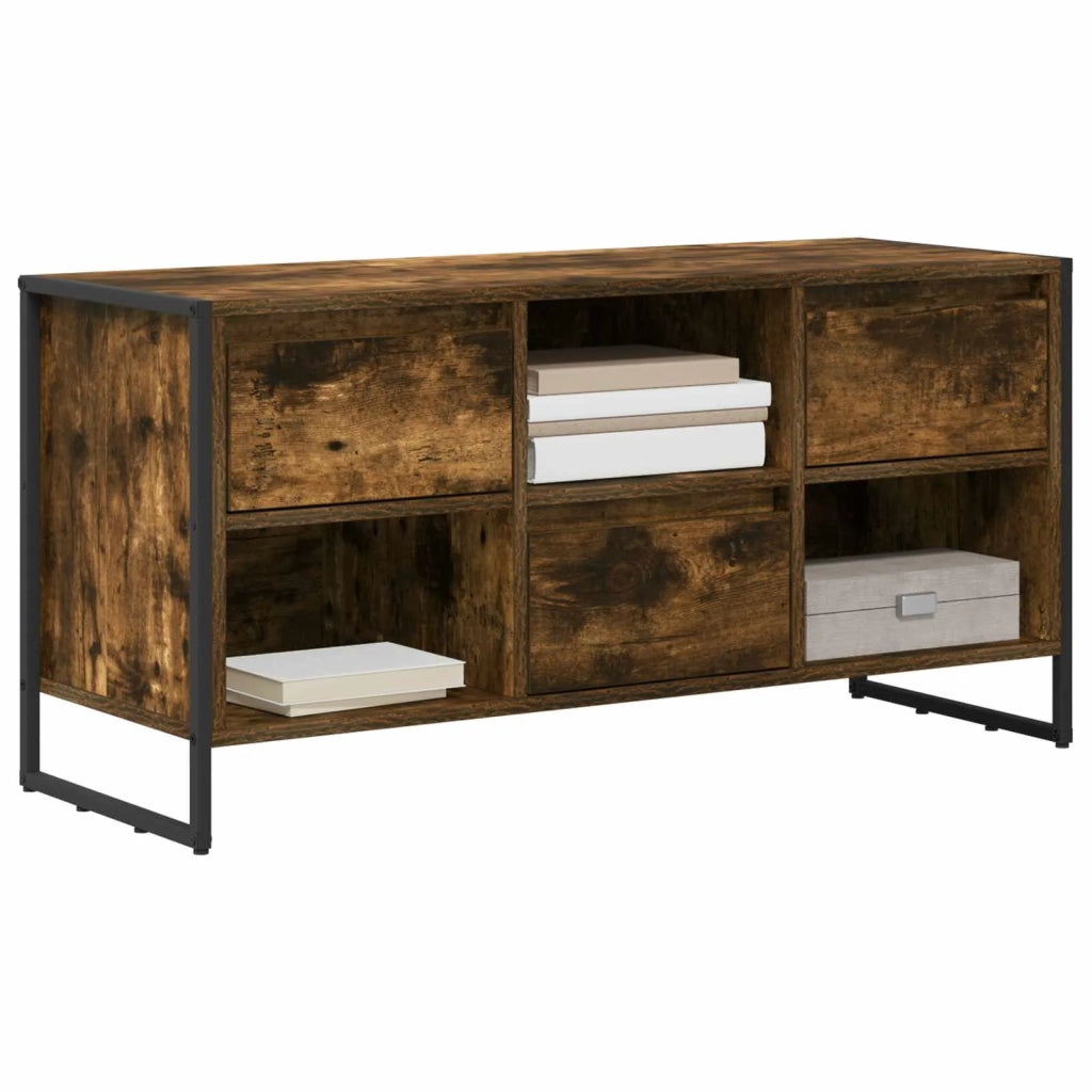 Mobile TV-Credenza per TV-Console TV Quercia Fumosa 100 x 36 x 49,5 cm Legno multistrato 514453