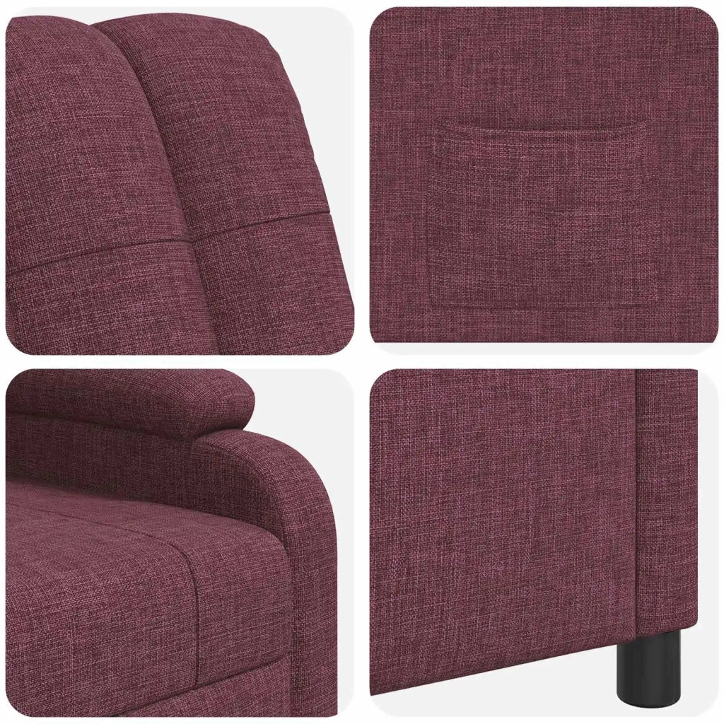 Divano Sedia-Poltrona reclinabile Viola Tessuto 470212