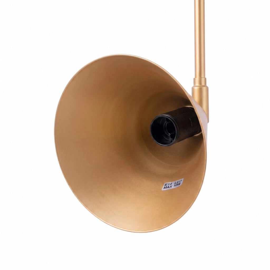 Applique NOX 1 oro con interruttore