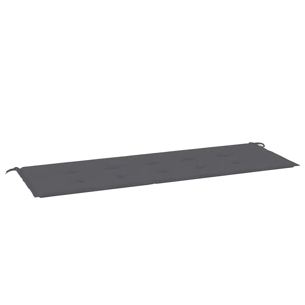 Cuscino per Panca-Cuscini per panchina Antracite 150x50x3 cm in Tessuto Oxford