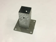 PORTAPILASTRO A BICCHIERE PER PALO QUADRO CM. 7X7 4PZ