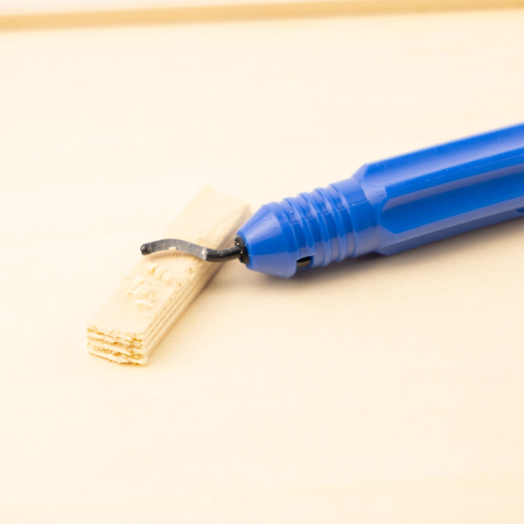Gratuggia Manuale Rosfix – 10 Lame Intercambiabili | Acciaio Rapido, Manico Ergonomico | Per Metallo, Plastica, Legno