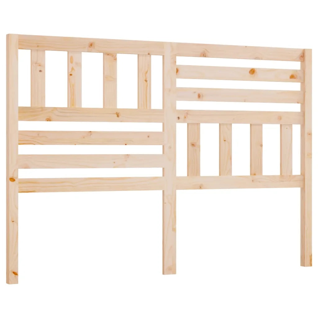 Testiera per Letto 141x4x100 cm in Legno Massello di Pino