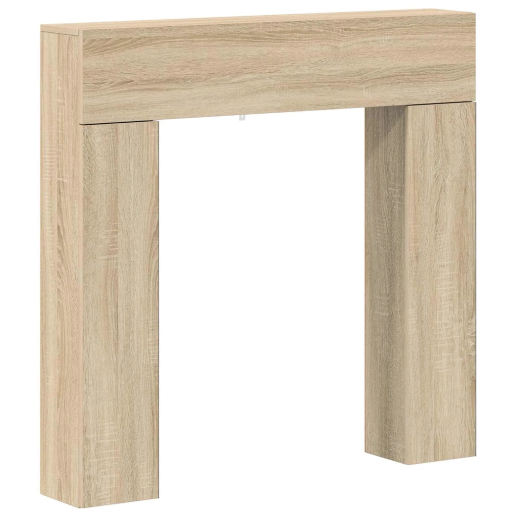 Cornice per camino Rovere Sonoma 102 x 18 x 100,5 cm 8006600