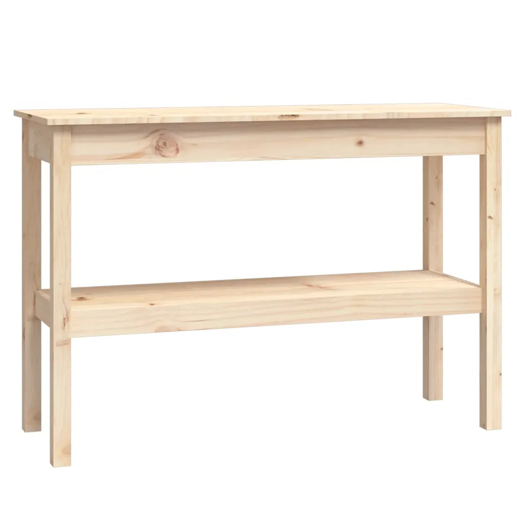 Tavolo Consolle 110x40x75 cm in Legno Massello di Pino