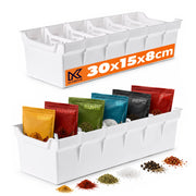 KADAX Organizer na przyprawy biały <24> K17439