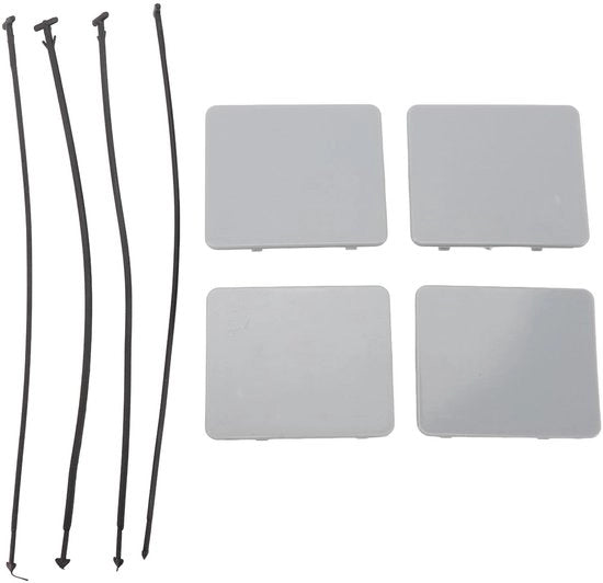 Pannello di protezione laterale robusto - Set di 4 - Sostituzione per E320/E430 - Installazione diretta - Materiale ABS - Supporto per 4MATIC Sedan/Wagon - Copertura