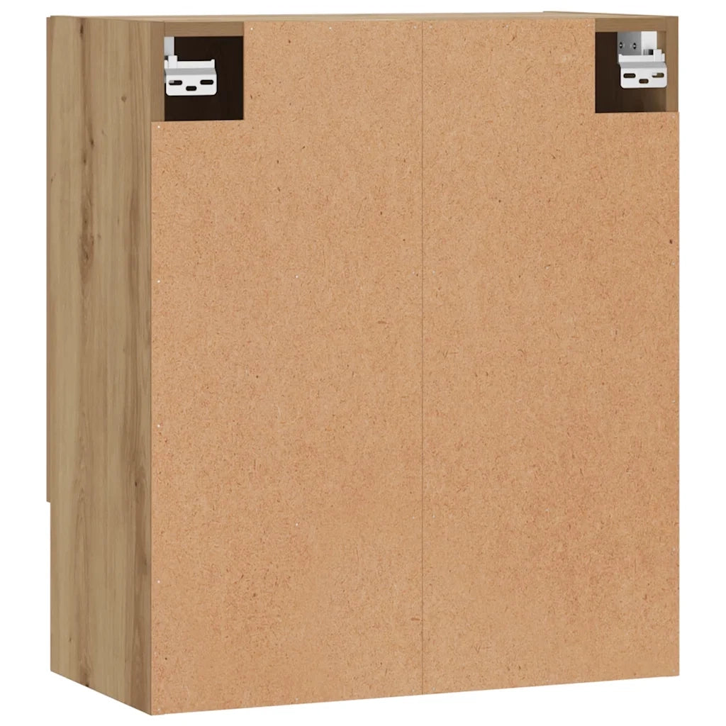 Armadietto a Muro | Mobile a Parete Rovere Artigianale 60x31x70 cm in Truciolato