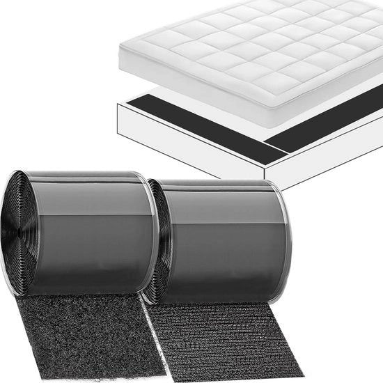 Tappetino autoadesivo per divano con velcro per bambini, 15cm x 3m, senza cucito