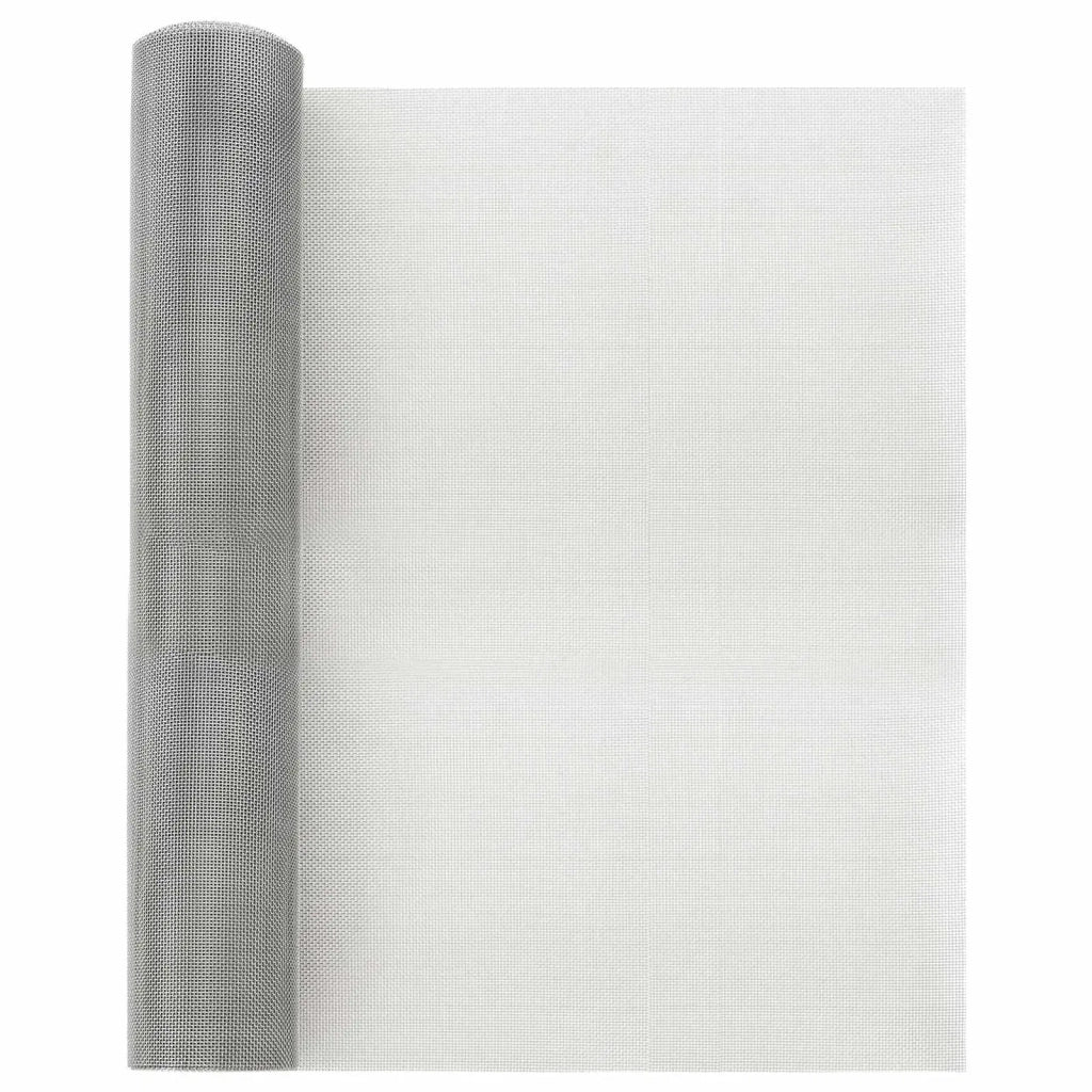 Rete per schermatura 40 x 1000 cm 20 Mesh Argento 42039531