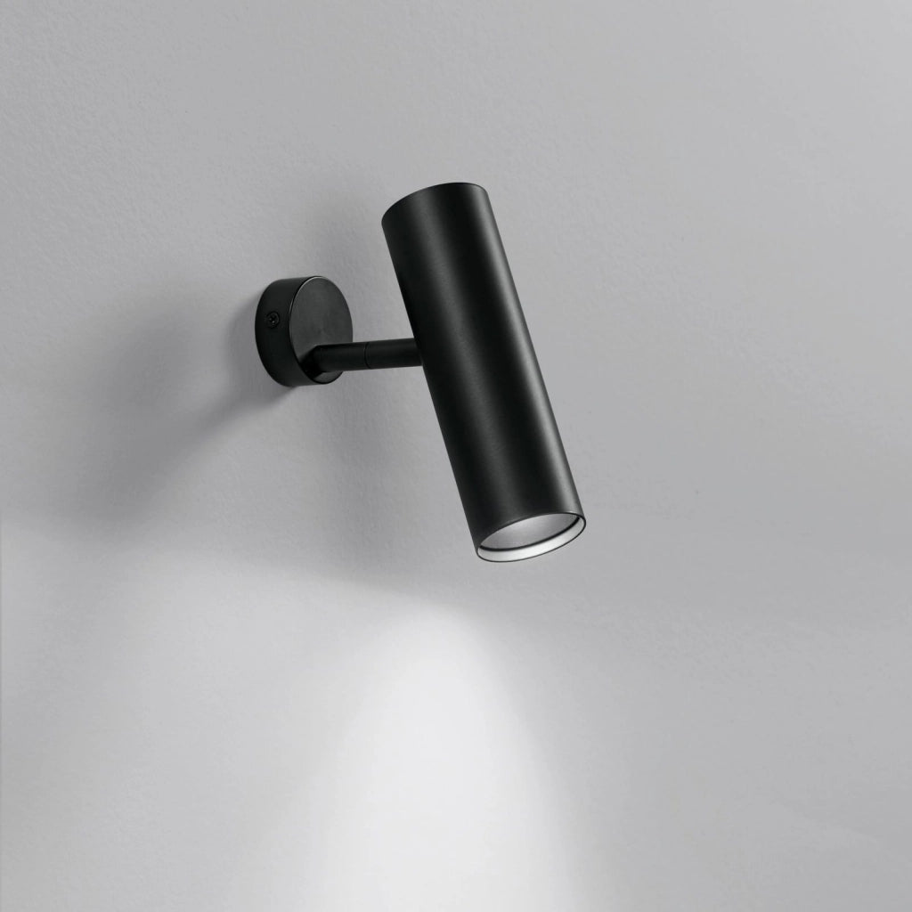 SPOT APPLIQUE LED ORIENTABILE ROCKET NERO IN ALLUMINIO 7W 500LM 4000K 16X15X5 CM.