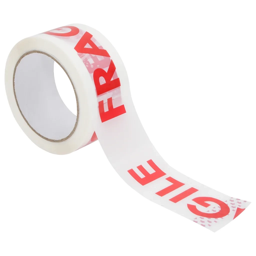 Nastro da Imballaggio 36pz Stampa FRAGILE Bianco 48 mm x 66 m 4012399