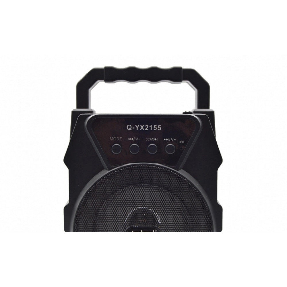 Trade Shop - Altoparlante Portatile Q-yx2155 15w Pmpo Bluetooth 5.0 Con Luci A Led Senza Fili -