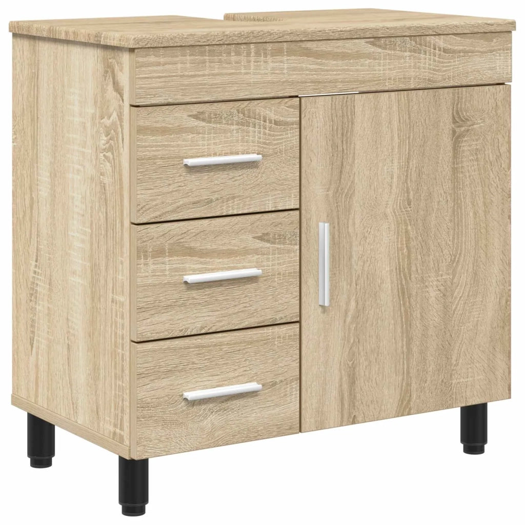 Mobiletto da bagno Rovere Sonoma 60 x 35 x 60 cm