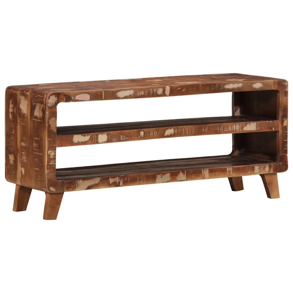 Mobile Porta TV 105x46x32 cm in Legno Massello di Recupero