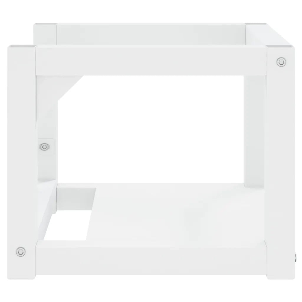 Struttura per Lavabo a Parete Bianca 40x38x31 cm in Ferro 338490