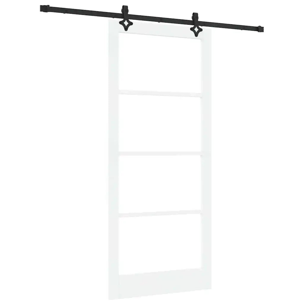 Porta scorrevole ORKDAL Bianco e Nero 93 x 211 cm 3332206