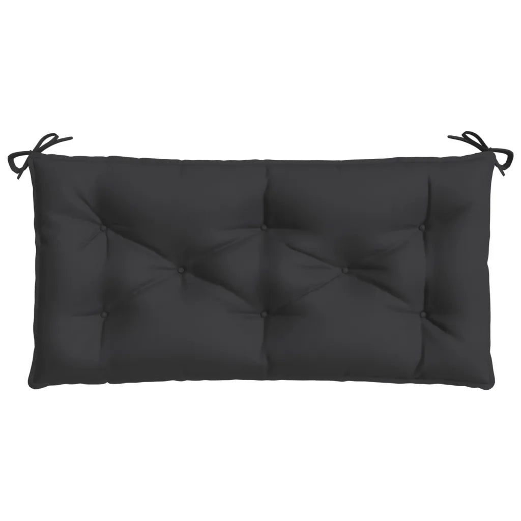 Cuscino per Panca Nero 110x50x7 cm in Tessuto Oxford 361818