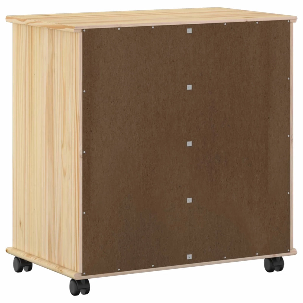 Mobile con Ruote con ruota Marrone 63,5 x 39 x 65,5 cm
