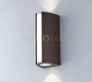 APPLIQUE TRIEMISSIONE LED RAY BRONZO 14W 1490LM CCT 3000K / 4000K IP54 8,5X7,8X20CM