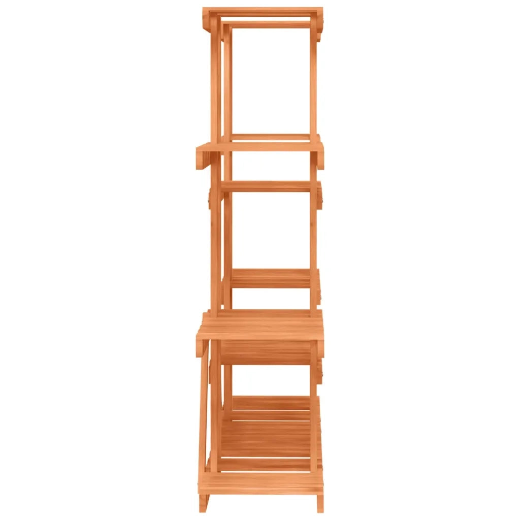 Portafiori-Supporto per Piante-Rastrelliera per Fiori 110x25x110,5 cm in Legno Massello di Abete 424161