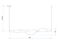 Lampada Da Soffitto Led App1446-cp Black