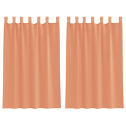 Tende in Voile con Passanti 2 pz Terracotta 140x175 cm