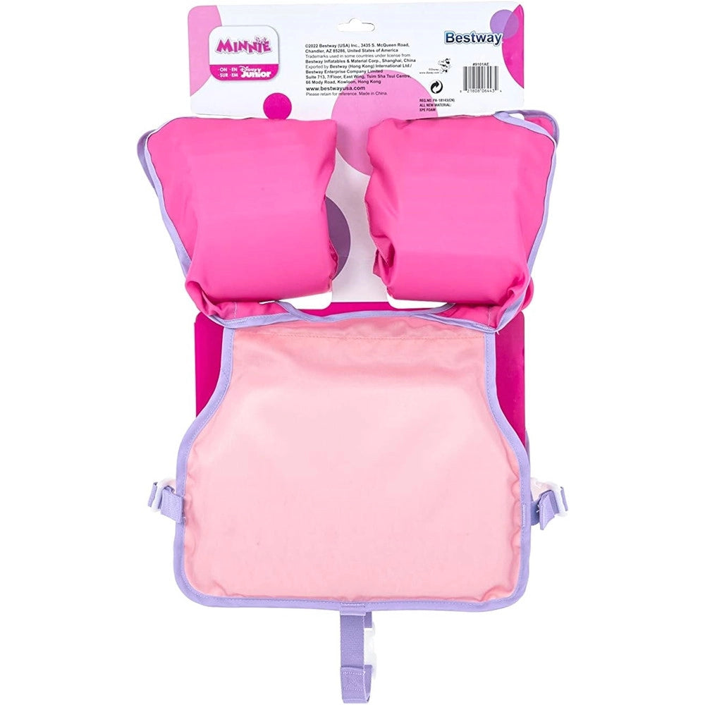 Trade Shop - Giubbotto Giubbetto Salvagente Gilet Nuoto Swim Pal Minnie Per Bambine 3-6 Anni 9101a -