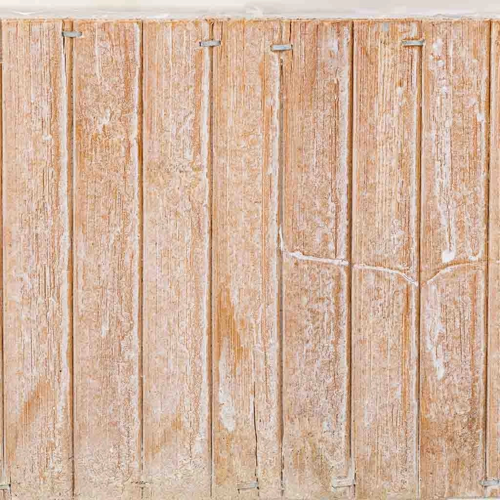 Cesto rettangolare in legno marrone 25,5x14,5x11h