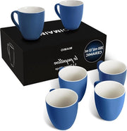 Set di 6 tazze da caffè in ceramica 350 ml - Edizione Colorata - Collezione Le Papillon (Blu) - Modello Miami RONDWEG - Spedizione gratuita