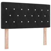 Testiera | Testata Nero 100 cm Velluto