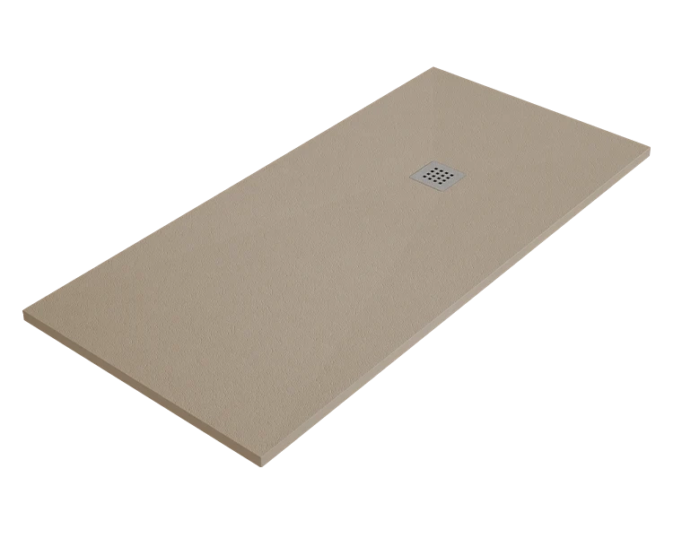 Piatto doccia ARDESIA 75x200 cm Cuoio griglia in acciaio